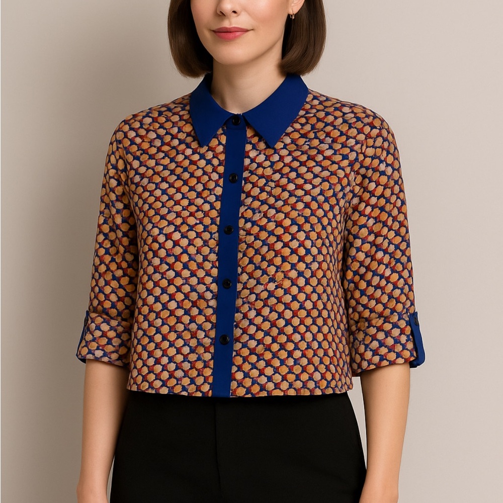 Sachin + Babi Multicolor Patterned Blouse S
